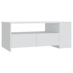 Salontafel 102X55X42 Cm Bewerkt Hout Zwart
