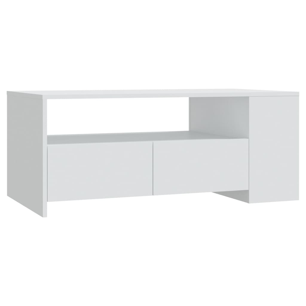Salontafel 102X55X42 Cm Bewerkt Hout Zwart