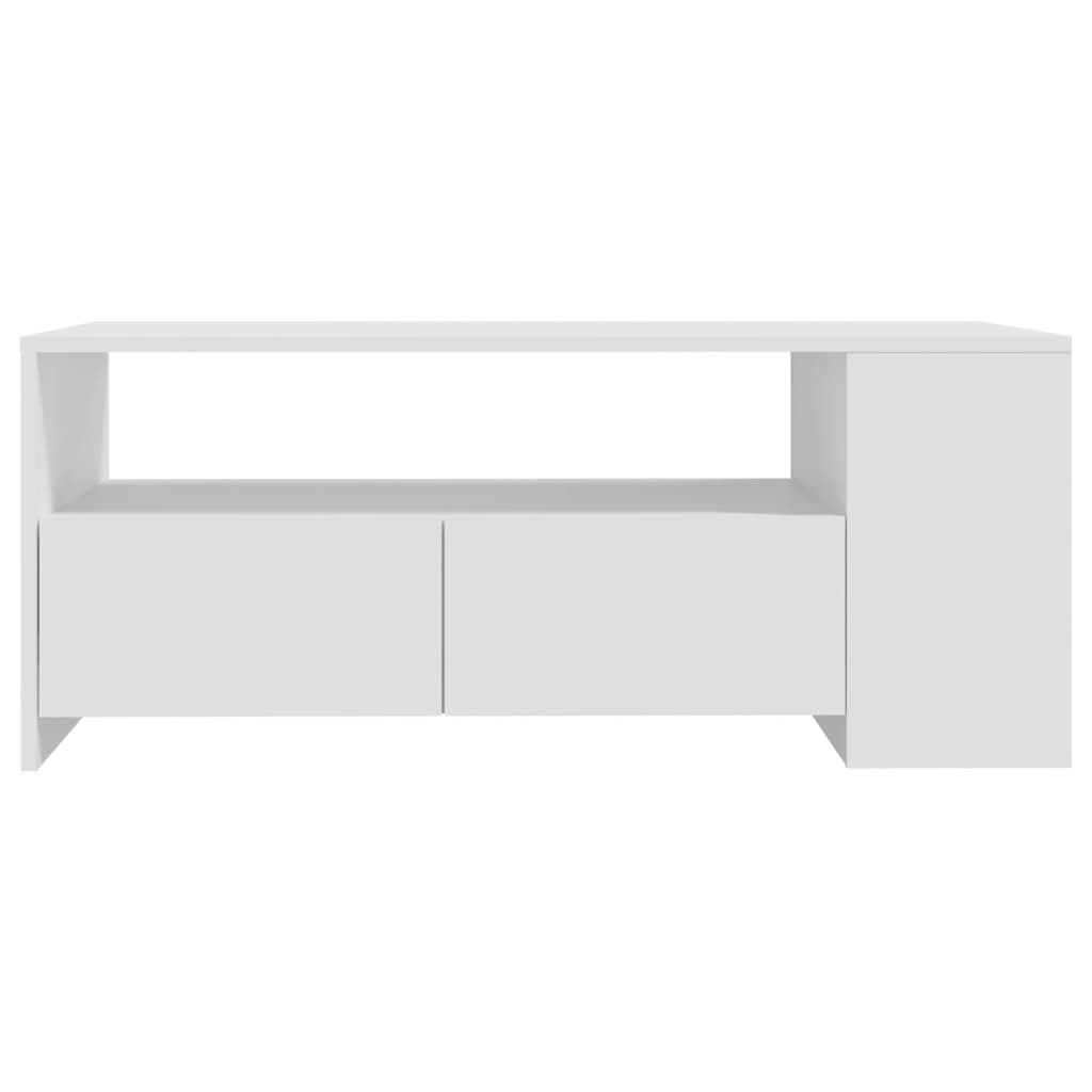 Salontafel 102X55X42 Cm Bewerkt Hout Zwart