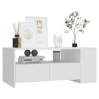 Salontafel 102X55X42 Cm Bewerkt Hout Zwart