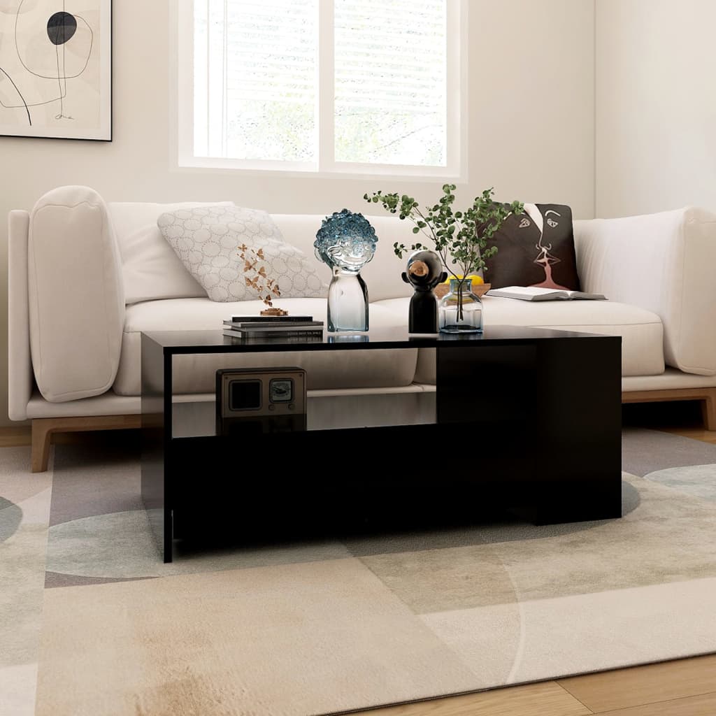 Salontafel 102X50X45 Cm Bewerkt Hout