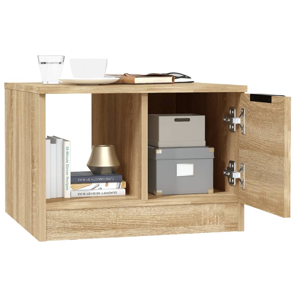Salontafel 50X50X36 Cm Bewerkt Hout Kleurig