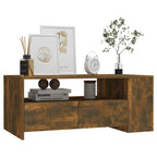 Salontafel 102X55X42 Cm Bewerkt Hout Kleurig
