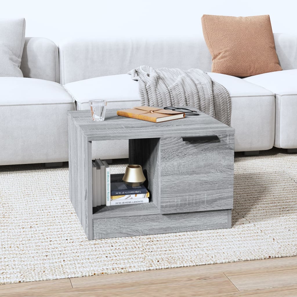 Salontafel 50X50X36 Cm Bewerkt Hout Kleurig