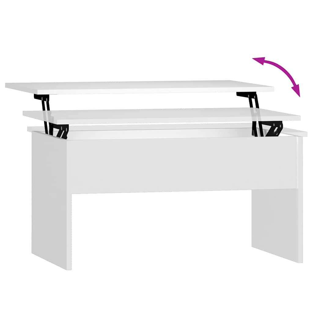 Salontafel 80X50,5X41,5 Cm Bewerkt Hout