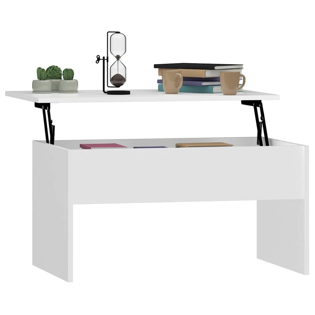 Salontafel 80X50,5X41,5 Cm Bewerkt Hout