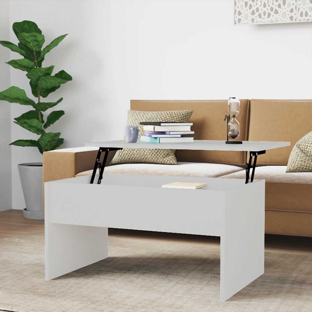Salontafel 80X50,5X41,5 Cm Bewerkt Hout