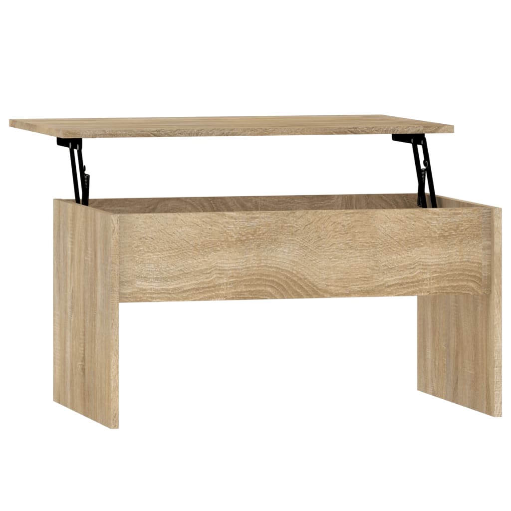 Salontafel 80X50,5X41,5 Cm Bewerkt Hout Kleurig