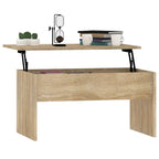 Salontafel 80X50,5X41,5 Cm Bewerkt Hout Kleurig