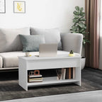 Salontafel 102X50X52,5 Cm Bewerkt Hout