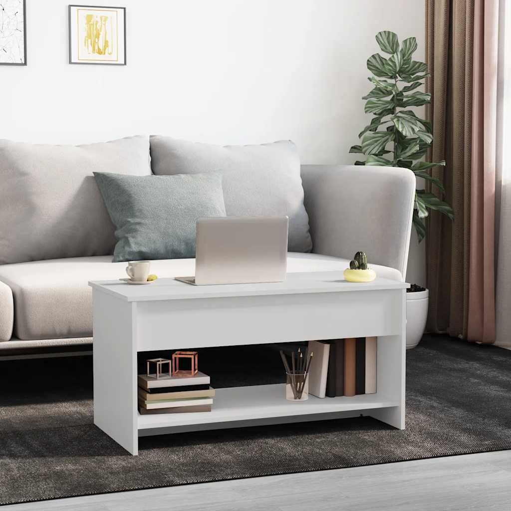 Salontafel 102X50X52,5 Cm Bewerkt Hout