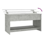 Salontafel 102X50X52,5 Cm Bewerkt Hout