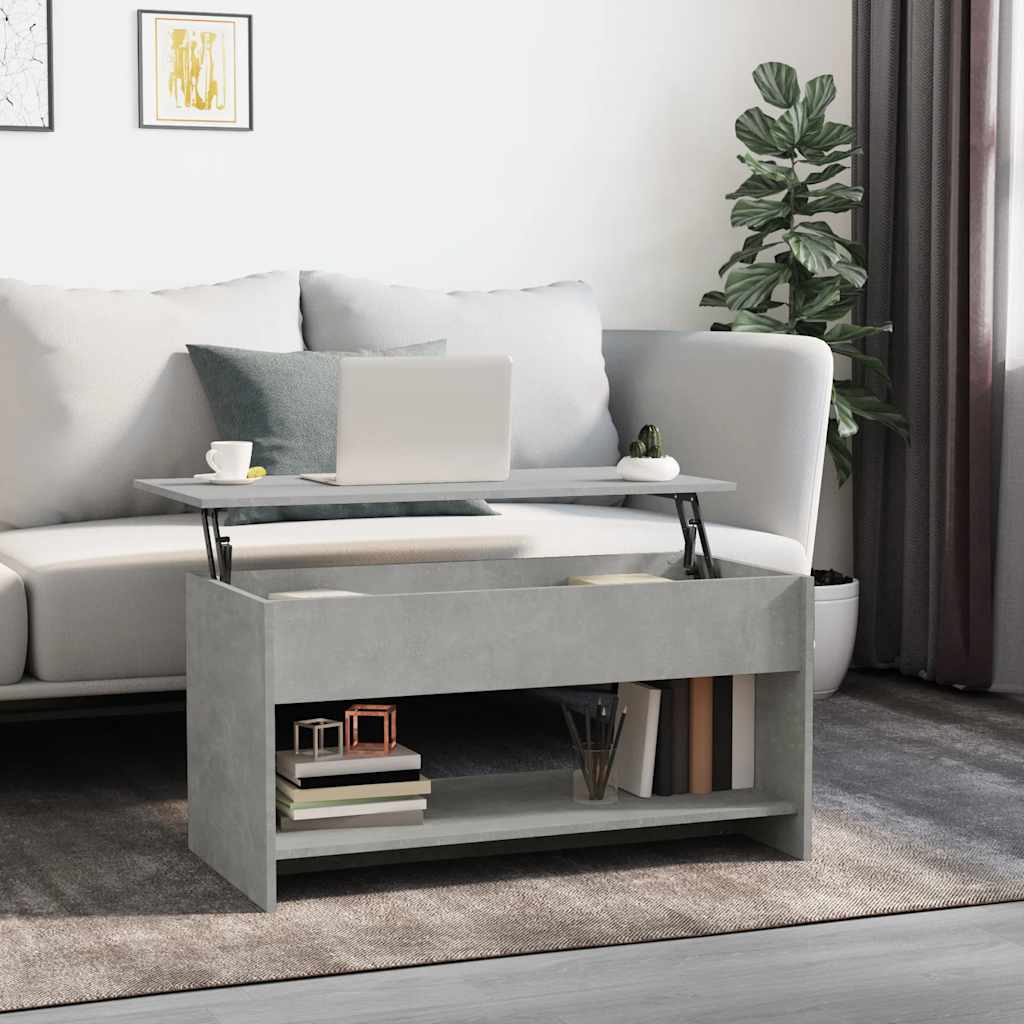 Salontafel 102X50X52,5 Cm Bewerkt Hout