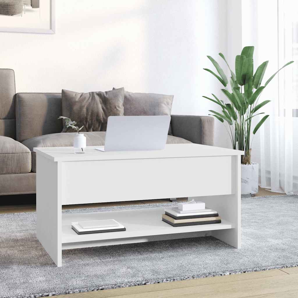 Salontafel 80X50X40 Cm Bewerkt Hout