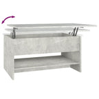 Salontafel 80X50X40 Cm Bewerkt Hout