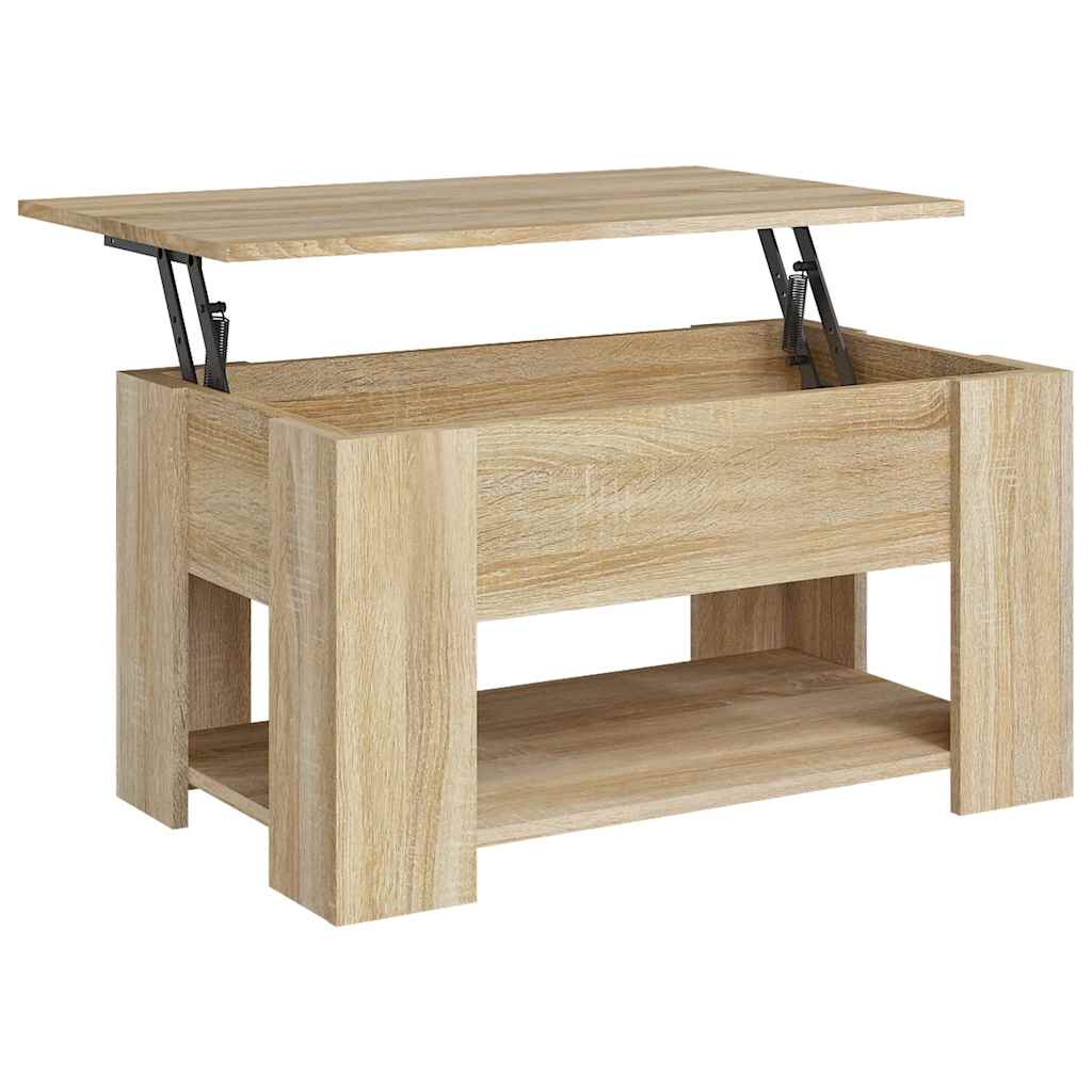 Salontafel Bewerkt Hout Kleurig