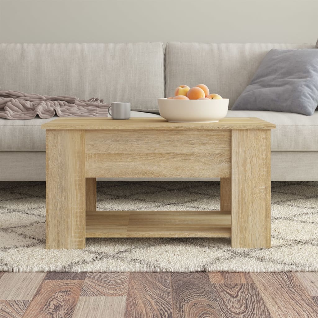 Salontafel Bewerkt Hout Kleurig