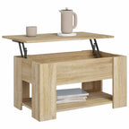 Salontafel Bewerkt Hout Kleurig