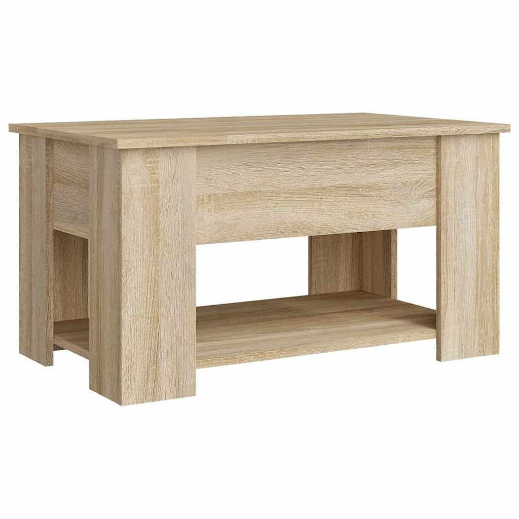 Salontafel Bewerkt Hout Kleurig
