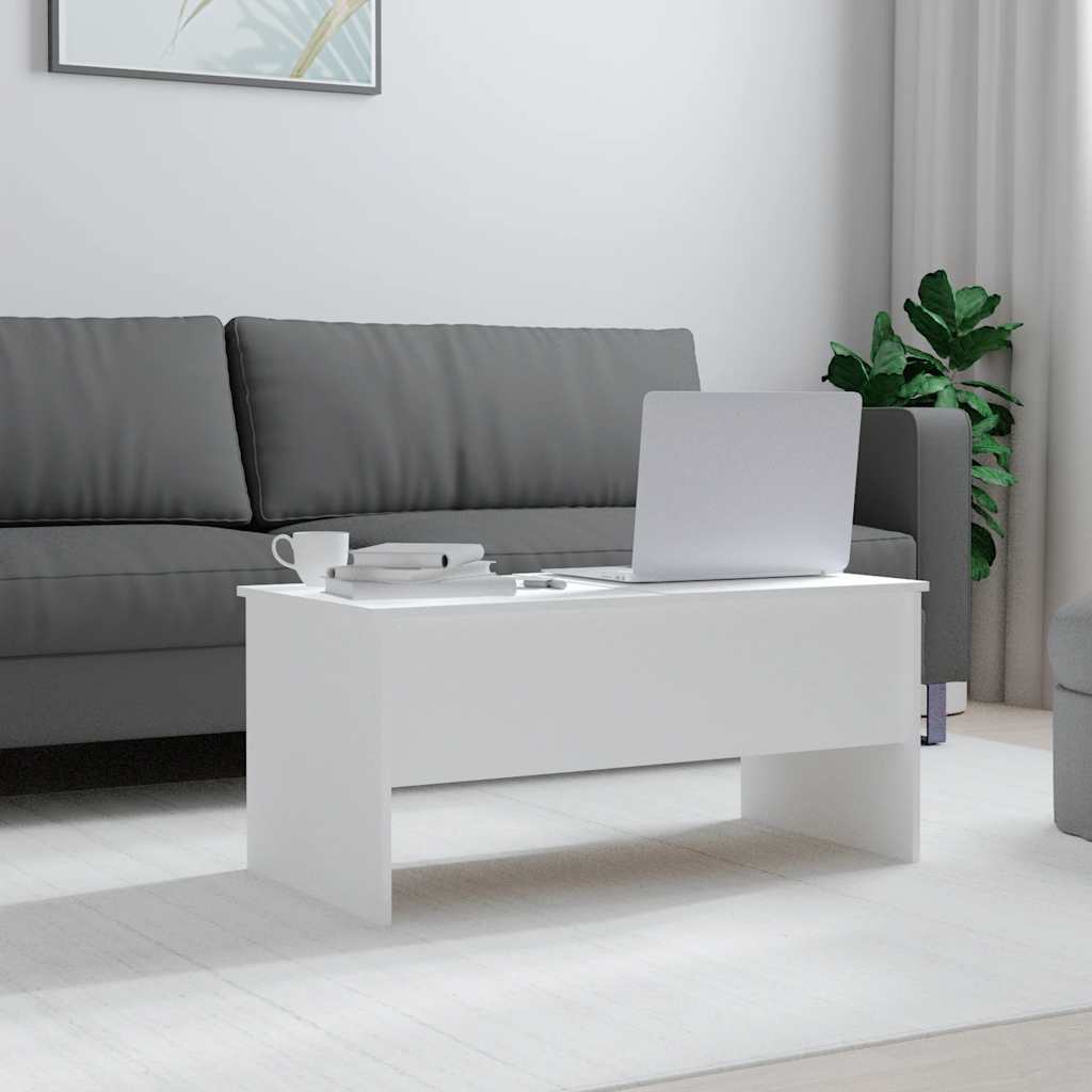 Salontafel 102X50,5X46,5 Cm Bewerkt Hout