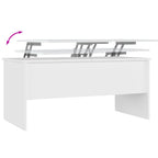 Salontafel 102X50,5X46,5 Cm Bewerkt Hout