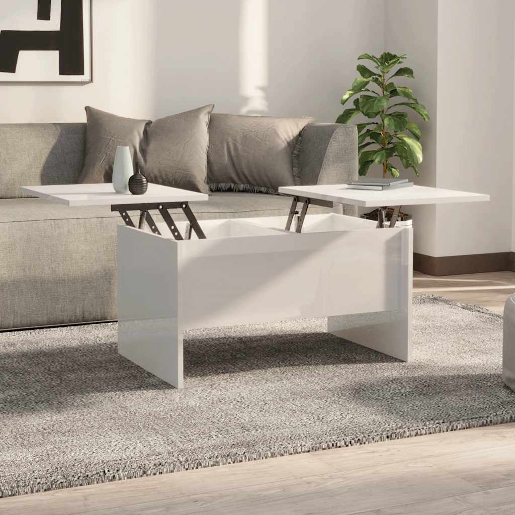 Salontafel 102X50,5X46,5 Cm Bewerkt Hout