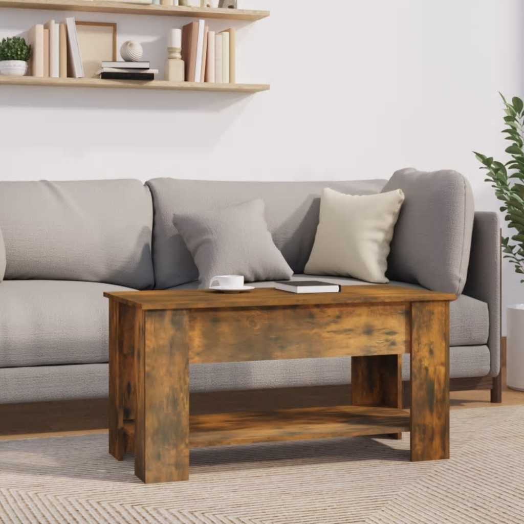Salontafel Bewerkt Hout Kleurig