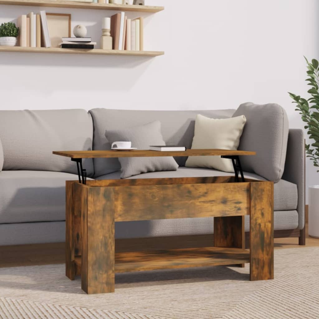 Salontafel Bewerkt Hout Kleurig