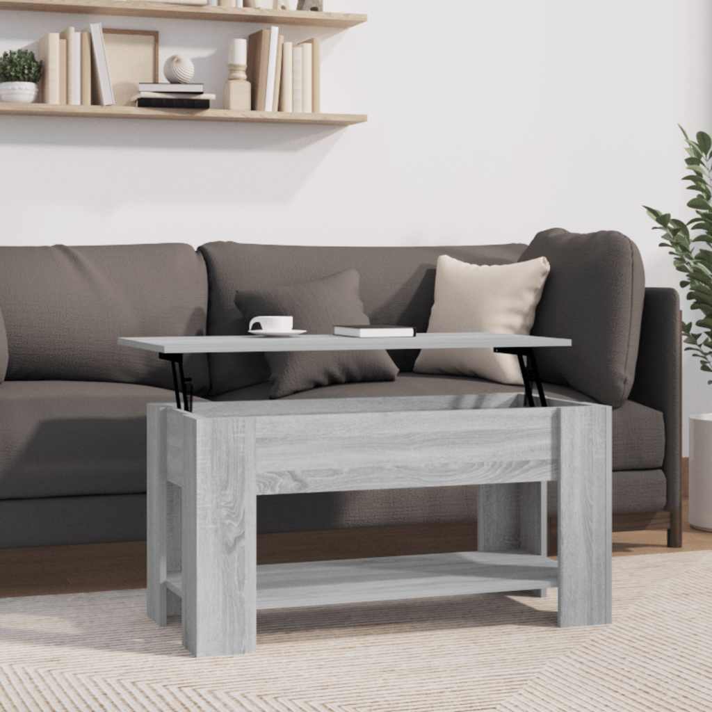 Salontafel Bewerkt Hout Kleurig