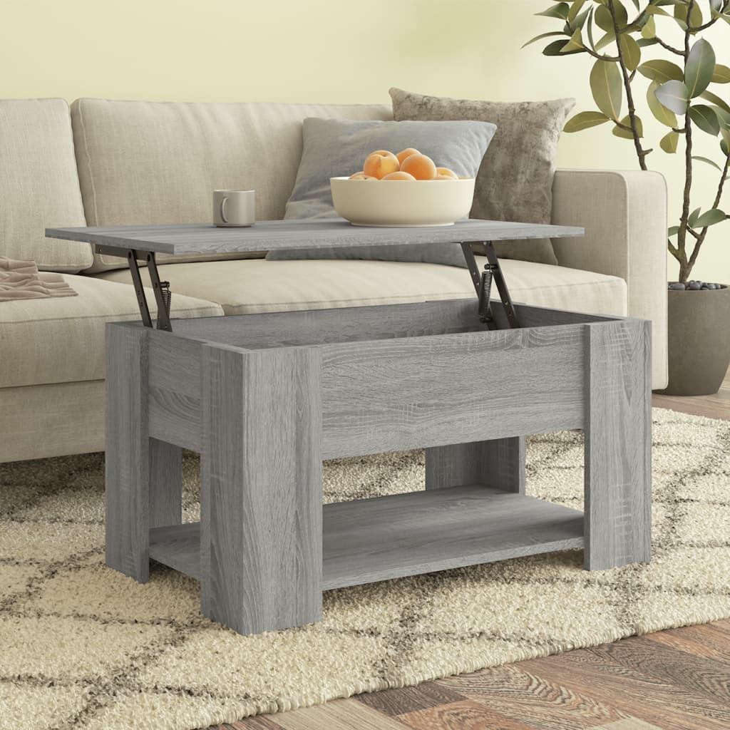 Salontafel Bewerkt Hout Kleurig