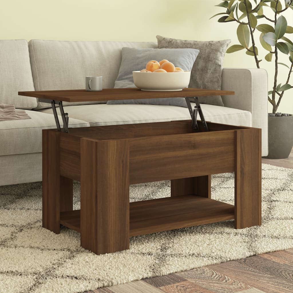 Salontafel Bewerkt Hout Kleurig
