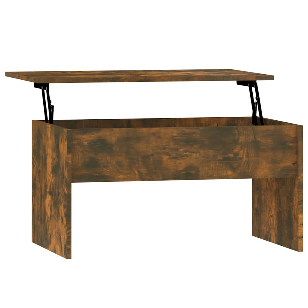 Salontafel 80X50,5X41,5 Cm Bewerkt Hout Kleurig