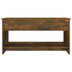 Salontafel 102X50X52,5 Cm Bewerkt Hout Kleurig