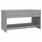 Salontafel 102X50X52,5 Cm Bewerkt Hout Eikenkleur