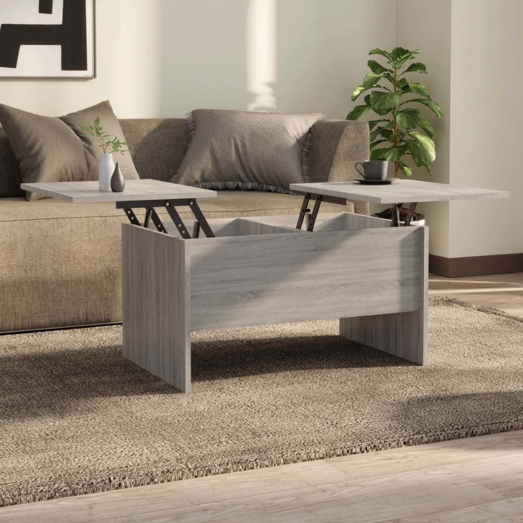 Salontafel 102X50,5X46,5 Cm Bewerkt Hout