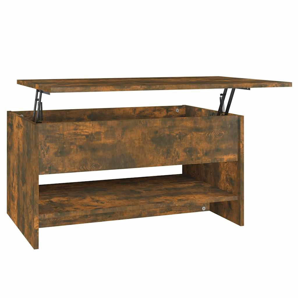 Salontafel 80X50X40 Cm Bewerkt Hout Kleurig