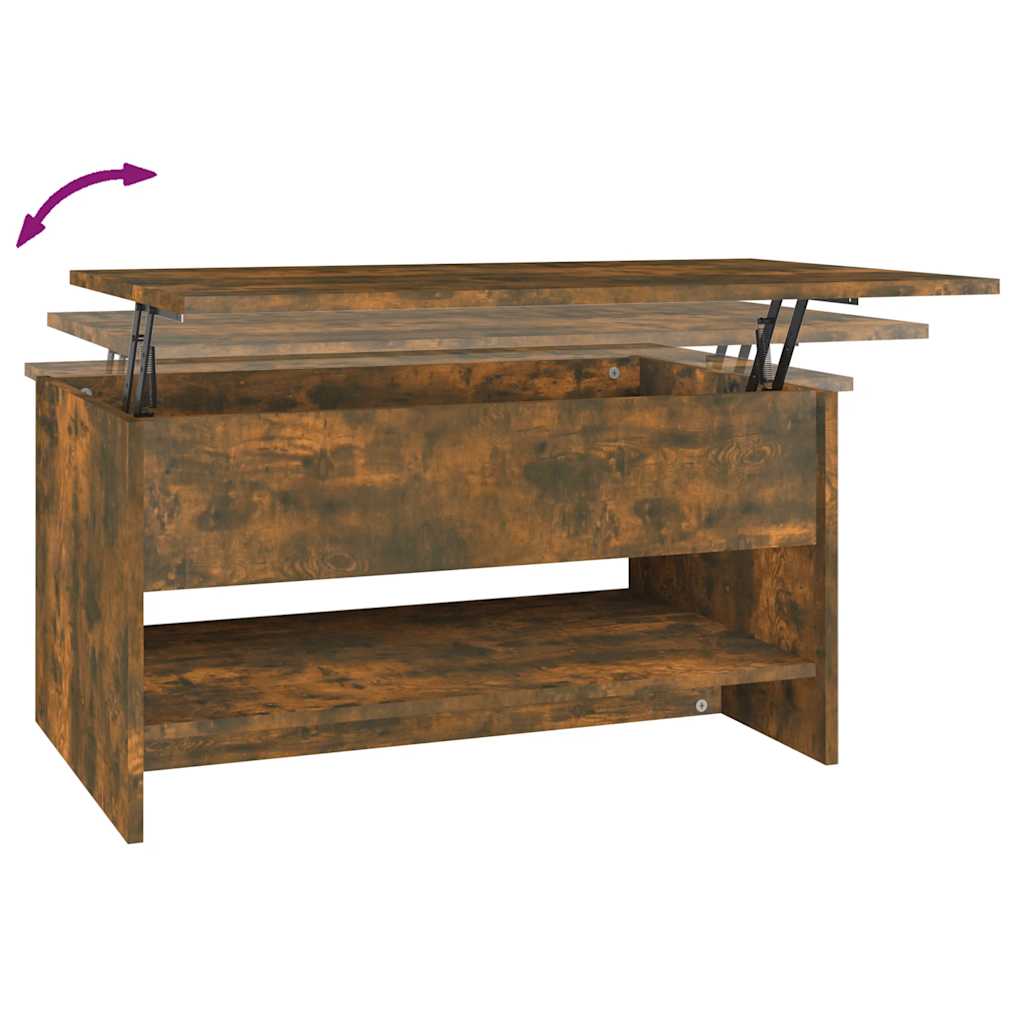 Salontafel 80X50X40 Cm Bewerkt Hout Kleurig
