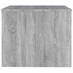 Salontafel 80X50X40 Cm Bewerkt Hout Eiken