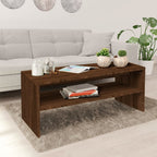Salontafel 100X40X40 Cm Bewerkt Hout