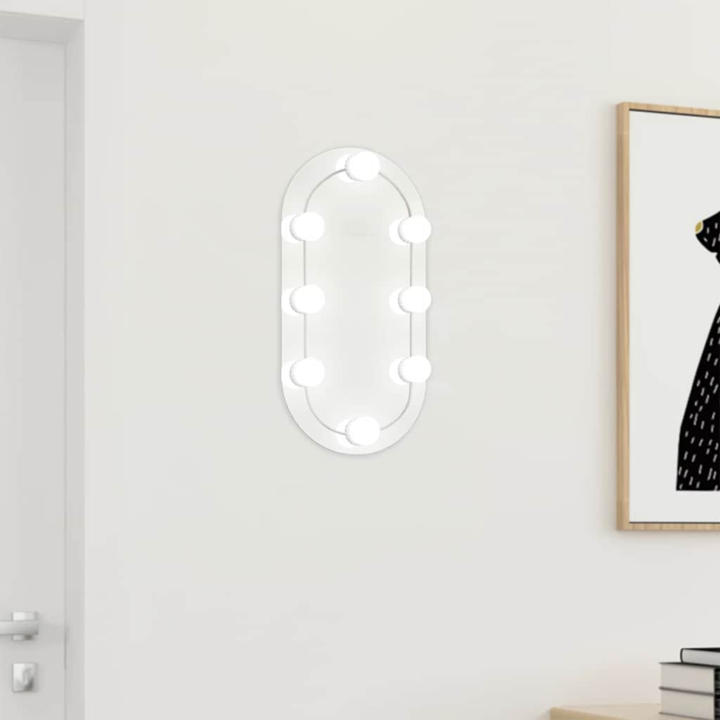 Wandspiegel Met Led's Glas