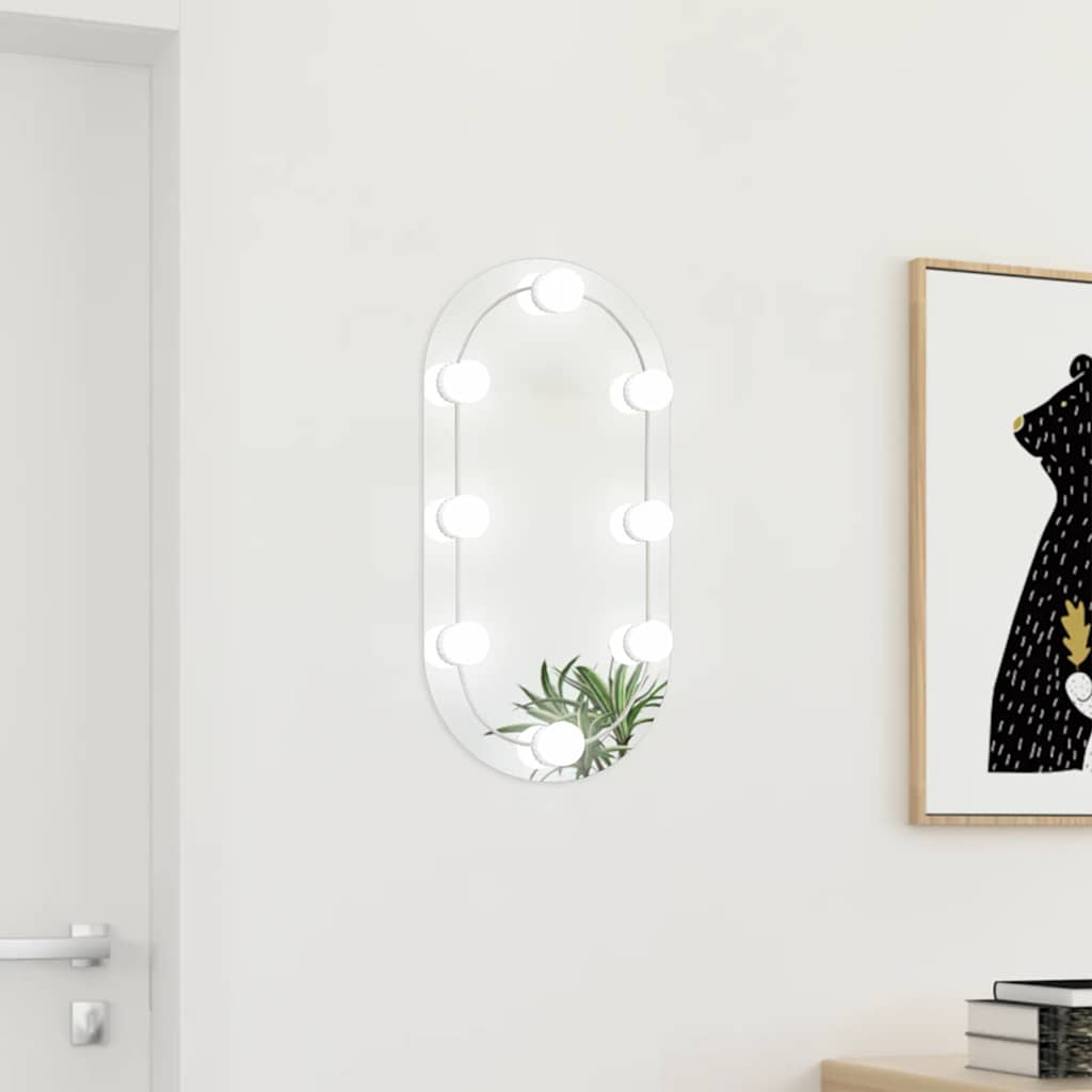 Wandspiegel Met Led's Glas