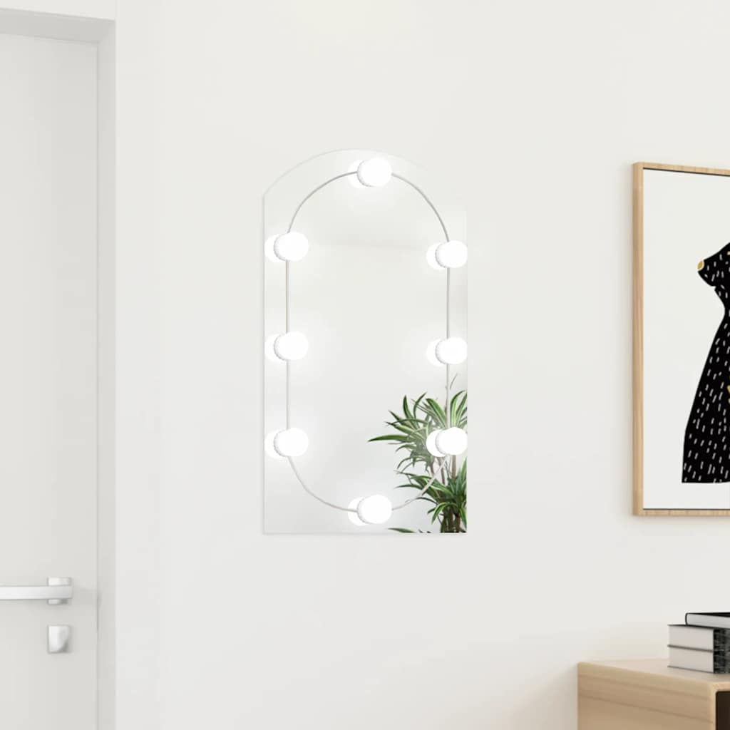 Wandspiegel Met Led's Glas