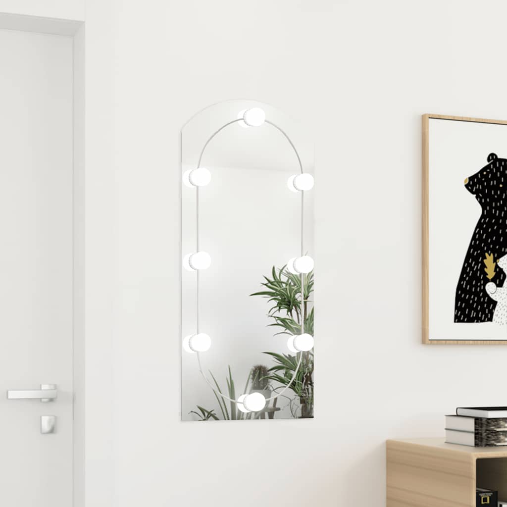 Wandspiegel Met Led's Glas
