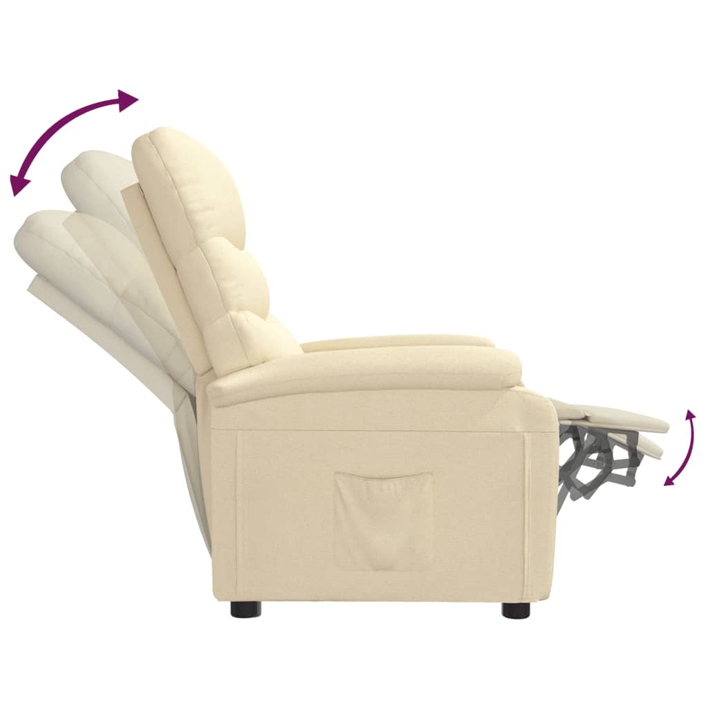 Fauteuil Verstelbaar Stof Kleurig