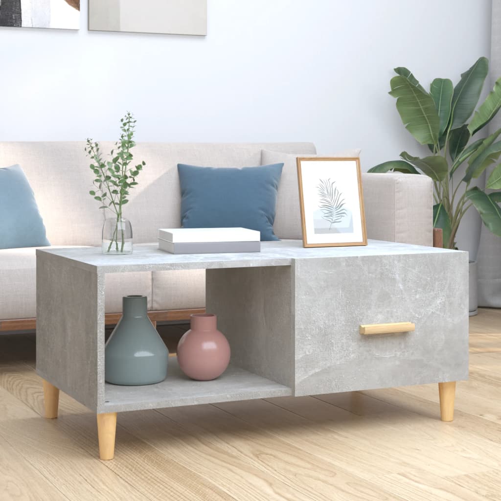 Salontafel 89,5X50X40 Cm Bewerkt Hout Kleurig