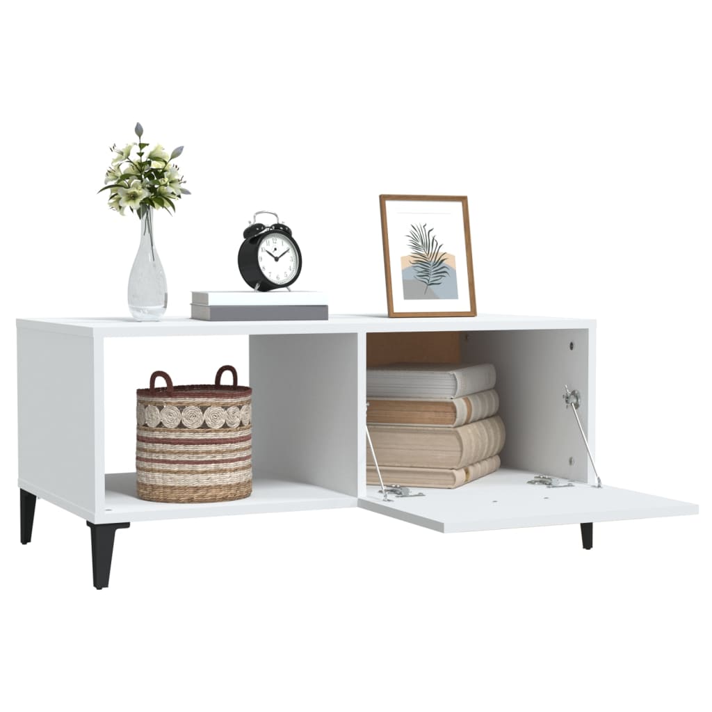 Salontafel 90X50X40 Cm Bewerkt Hout