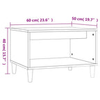 Salontafel 60X50X40 Cm Bewerkt Hout