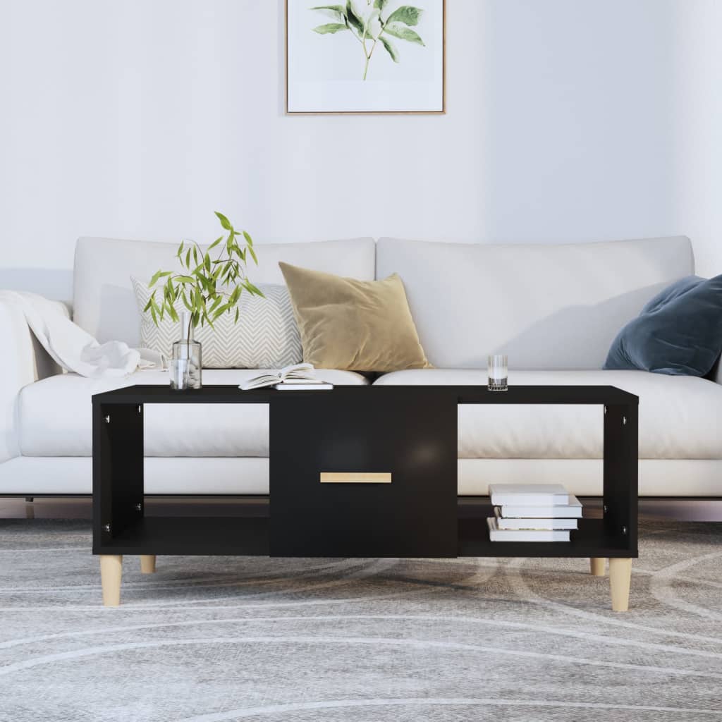 Salontafel 102X50X40 Cm Bewerkt Hout Kleurig