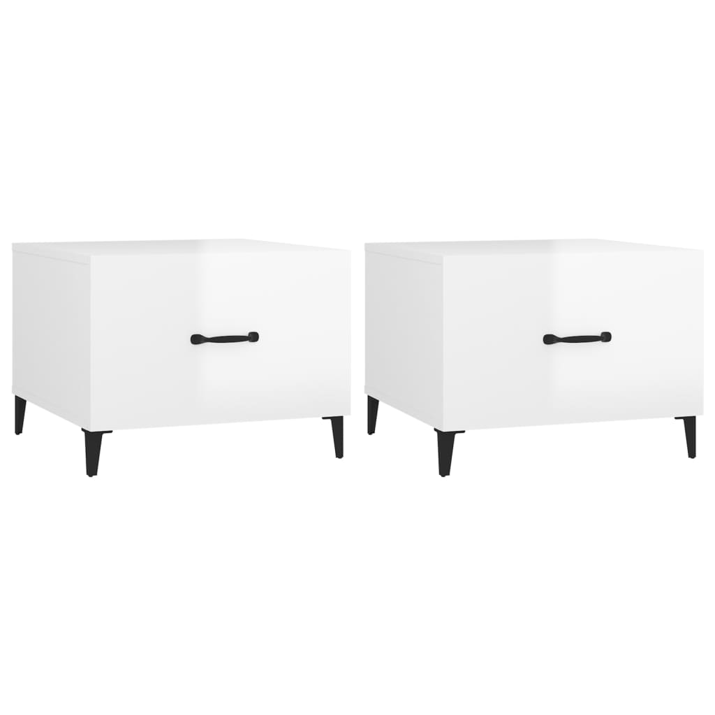 Salontafels Met Metalen Poten 50X50X40 Cm