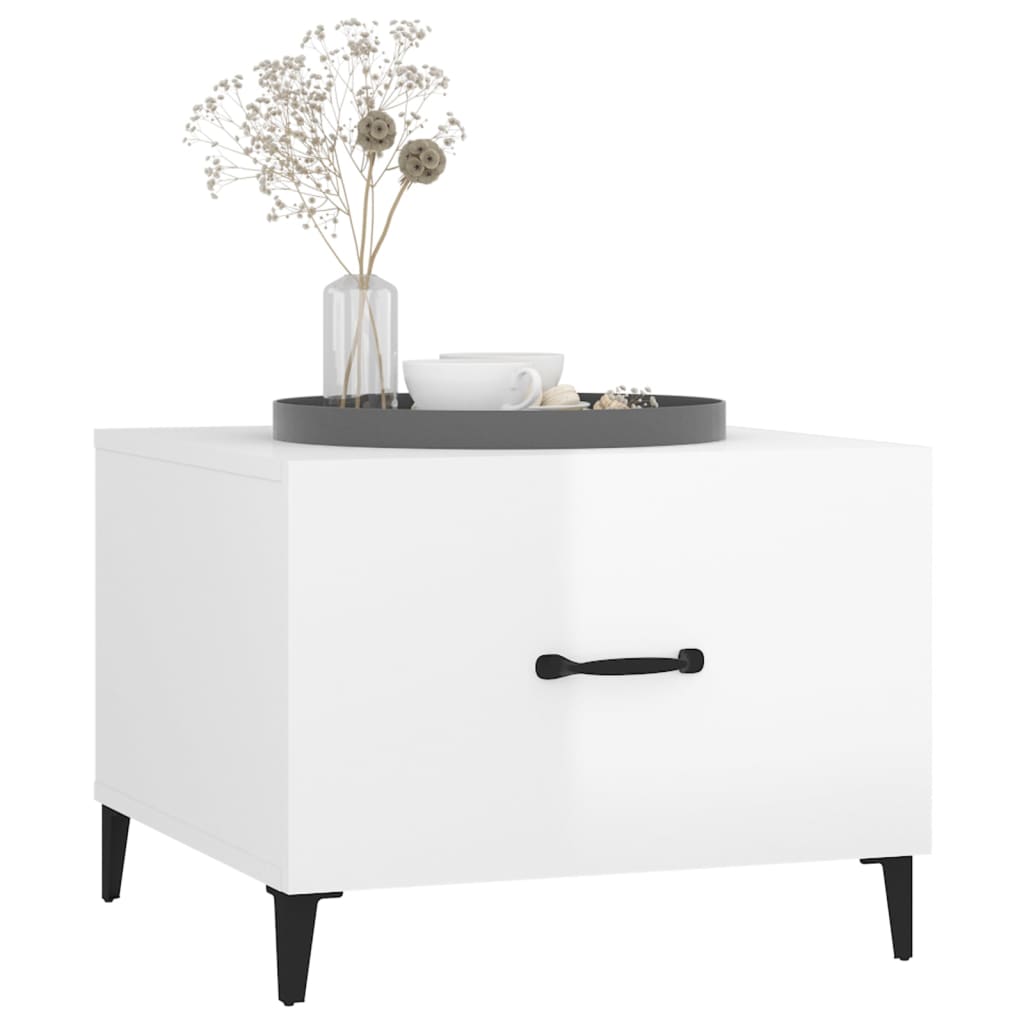 Salontafels Met Metalen Poten 50X50X40 Cm